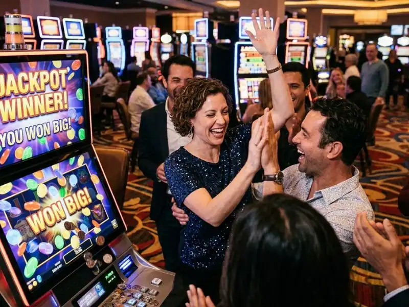 online casino free bonus play happy and experience casino thrills casino floor with lights and players enjoying games