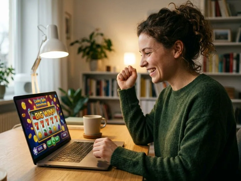 BBJL online casino happy player enjoying thrilling casino games